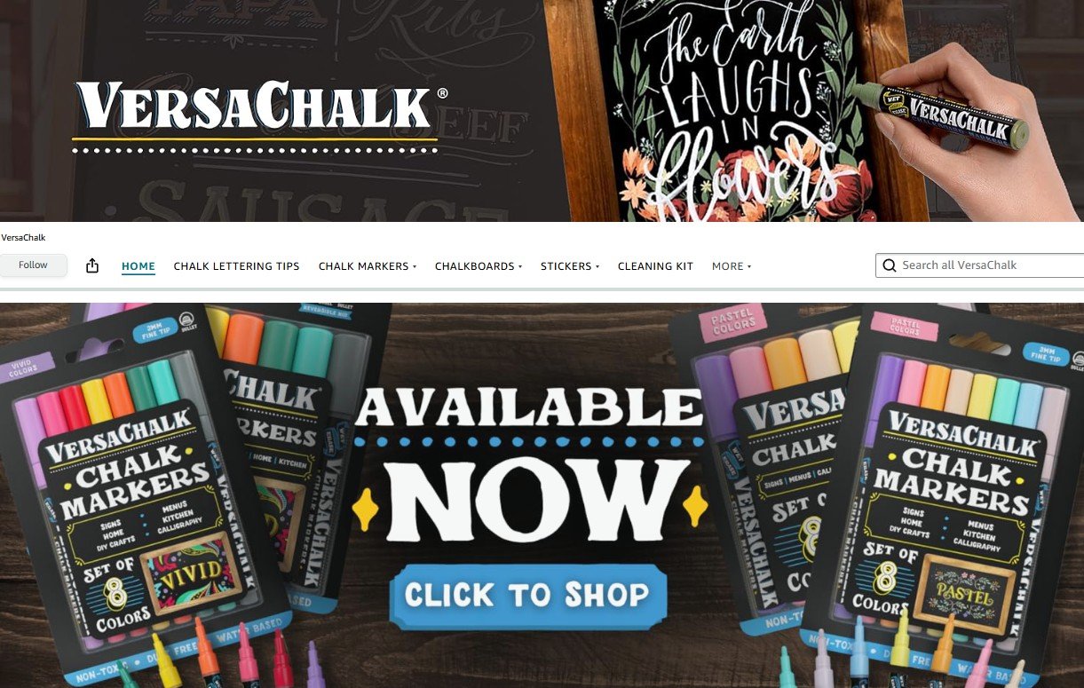 VersaChalk Amazon case study result